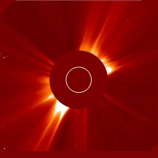 Ближняя корона Солнца