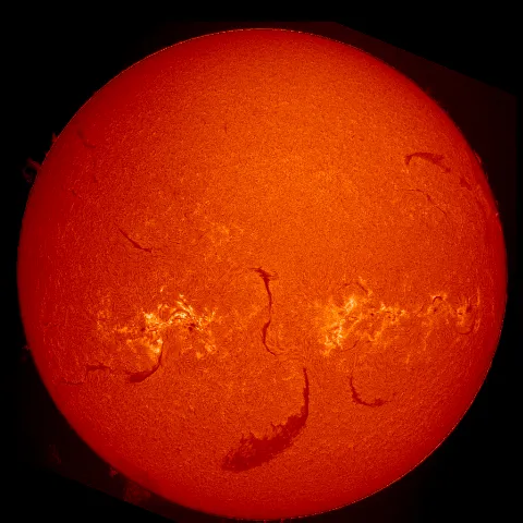 Image of Sun's chromosphere