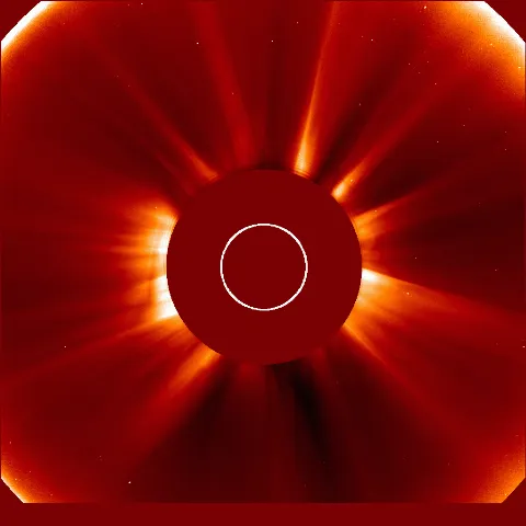 Image of solar wind