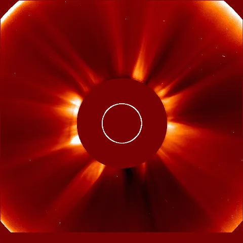 Image of solar wind