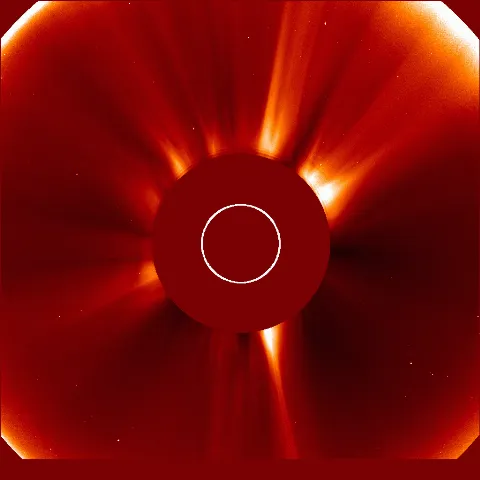 Image of solar wind