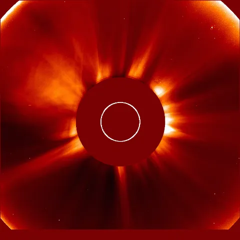 Image of solar wind