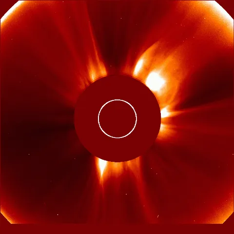 Image of solar wind