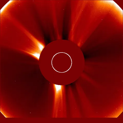 Image of solar wind