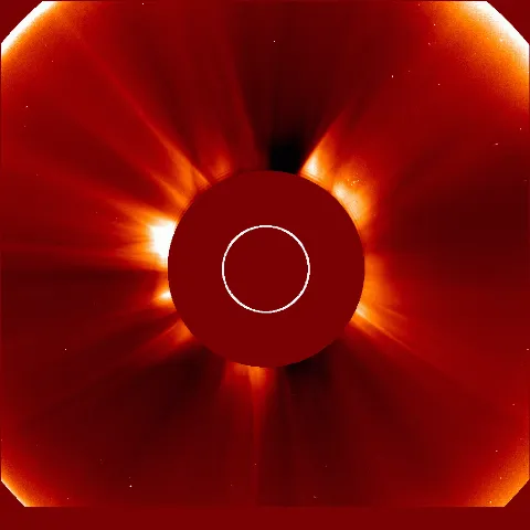 Image of solar wind