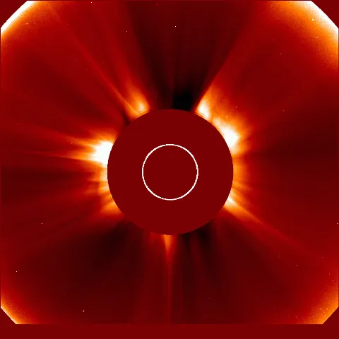 Image of solar wind