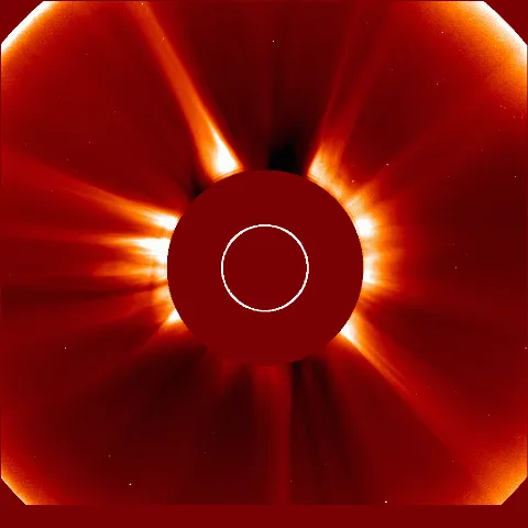 Image of solar wind