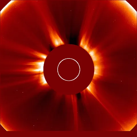 Image of solar wind