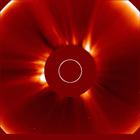 Image of solar wind