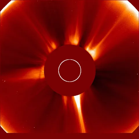 Image of solar wind