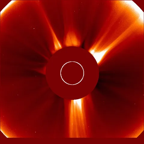 Image of solar wind