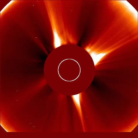 Image of solar wind