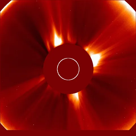 Image of solar wind