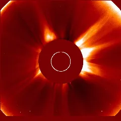 Image of solar wind