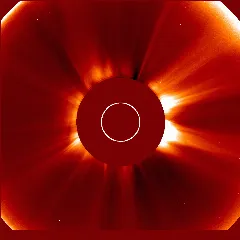 Image of solar wind