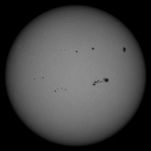 Image of Sun's photosphere