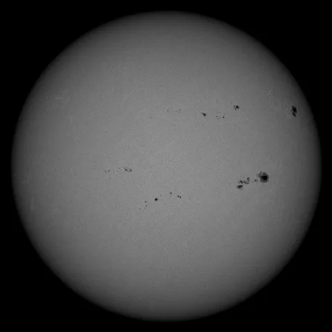 Image of Sun's photosphere