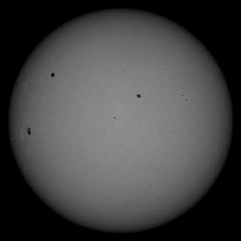 Image of Sun's photosphere