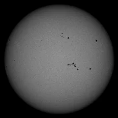 Image of Sun's photosphere