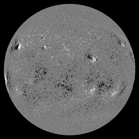 Image of Sun's magnetic field