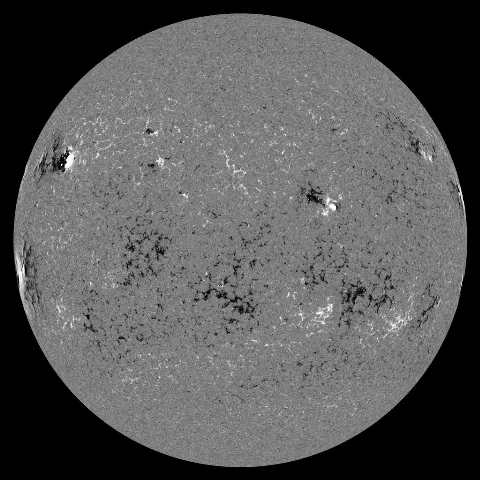 Image of Sun's magnetic field