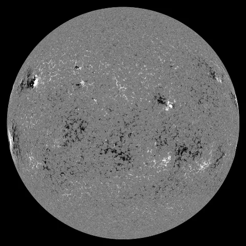 Image of Sun's magnetic field