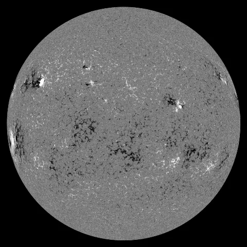 Image of Sun's magnetic field