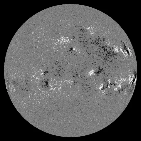 Image of Sun's magnetic field