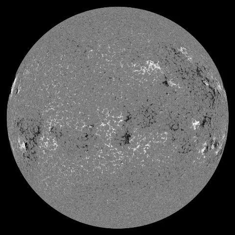 Image of Sun's magnetic field