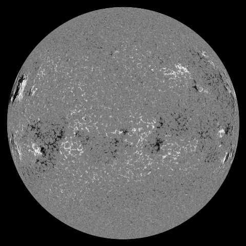 Image of Sun's magnetic field