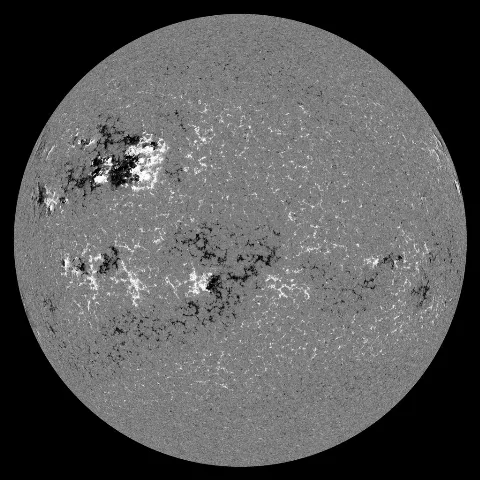 Image of Sun's magnetic field