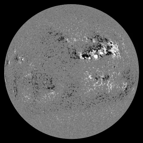 Image of Sun's magnetic field