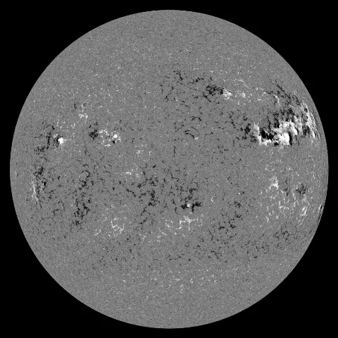 Image of Sun's magnetic field