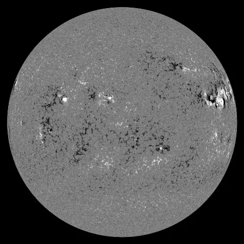 Image of Sun's magnetic field