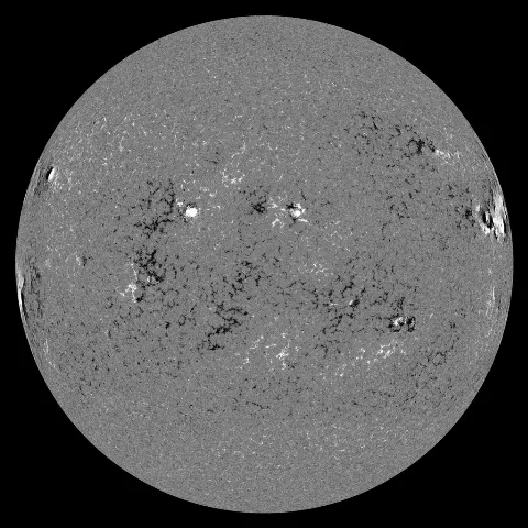 Image of Sun's magnetic field