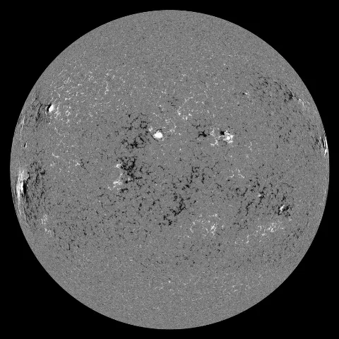 Image of Sun's magnetic field