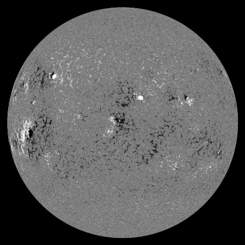 Image of Sun's magnetic field