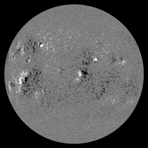 Image of Sun's magnetic field