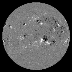 Image of Sun's magnetic field