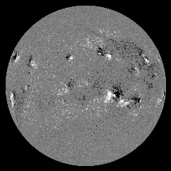 Image of Sun's magnetic field