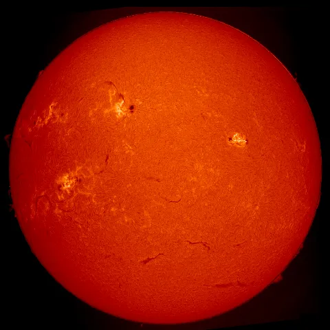 Image of Sun's chromosphere