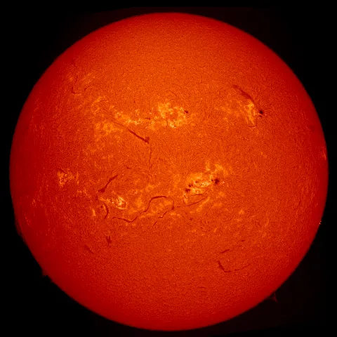 Image of Sun's chromosphere