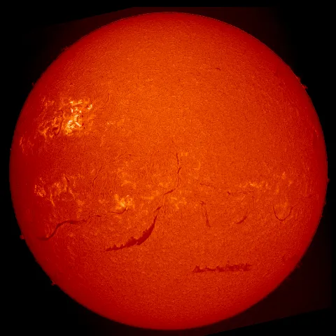 Image of Sun's chromosphere