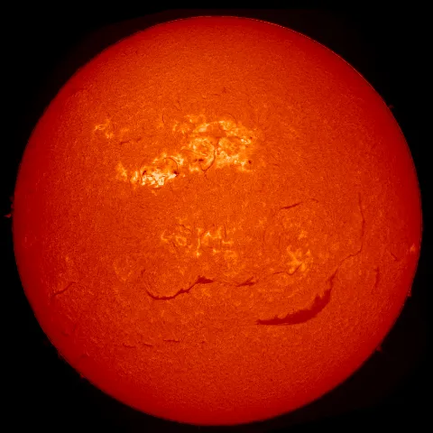 Image of Sun's chromosphere