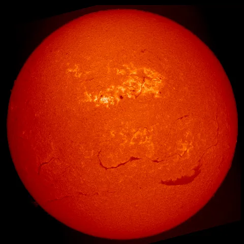 Image of Sun's chromosphere