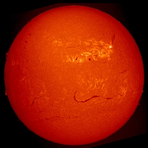 Image of Sun's chromosphere