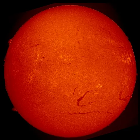 Image of Sun's chromosphere