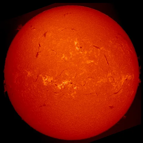 Image of Sun's chromosphere