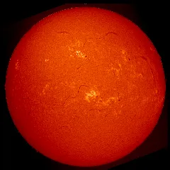 Image of Sun's chromosphere