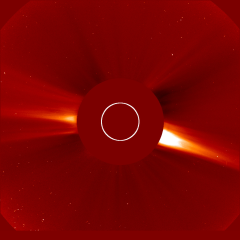 Image of solar wind